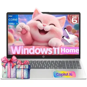 HP 15.6" Touchscreen Laptop | 13th Gen i3, Up to 32GB RAM, 512GB SSD, Win 11 Home, Copilot AI, Wi‑Fi 6,for Student&Business