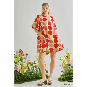 UMGEE Red Dot Tunic Dress