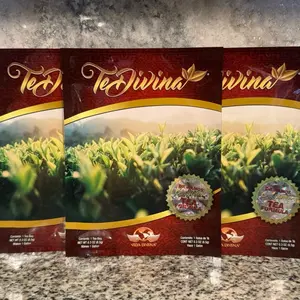 (3 bags) Te Divina No Más Inflamación Abdominal Natural Sin Cafeína Con Ganoderma 3 Paquetes