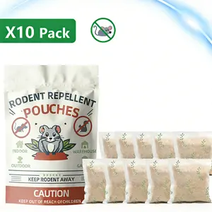 Rodent Repellent, Mice Repellent, Peppermint Rat Repellent, Keep Rodents Out of House/Cars/Rvs/Garages, Natural Mouse Repellents, Indoor & Outdoor 3 Months Protection, 10P Enhanced effective mouse deterrent