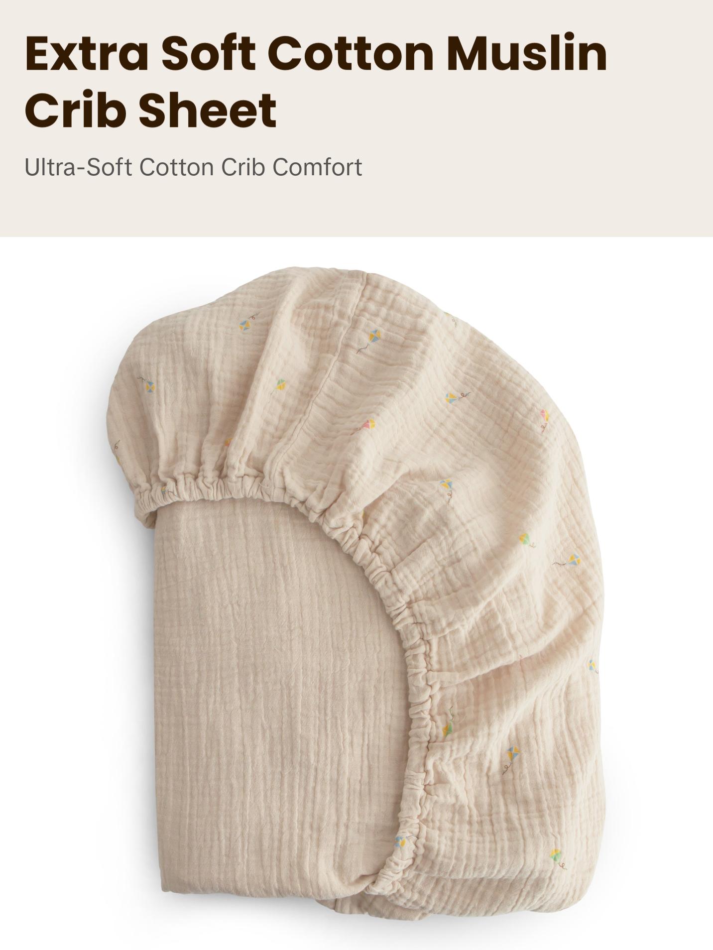 Extra Soft Muslin Crib Sheet