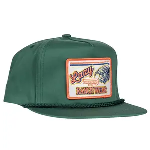 Lazy J Ranch Green Retro Hereford Ranch Old School Rope Trucker Hat