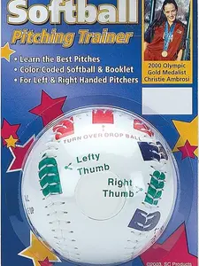 TBC Christie Ambrose's Softball Pitching Trainer, 11-Inch,White