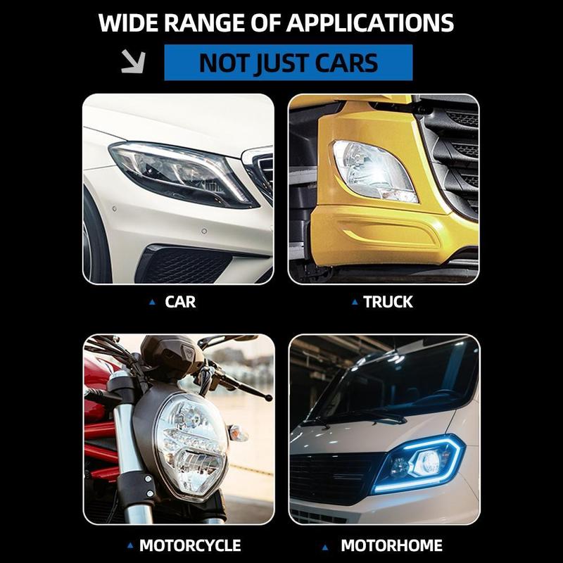 NUAN Auto Headlight Polishing Wax – Wipe Away Fog, Oxidation & Scratches, Restore Crystal Clear Shine