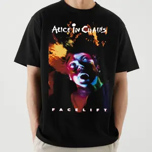Vintage Alice in Chains Rock Fan Shirt Cotton Graphic Tee Unisex For Men Women