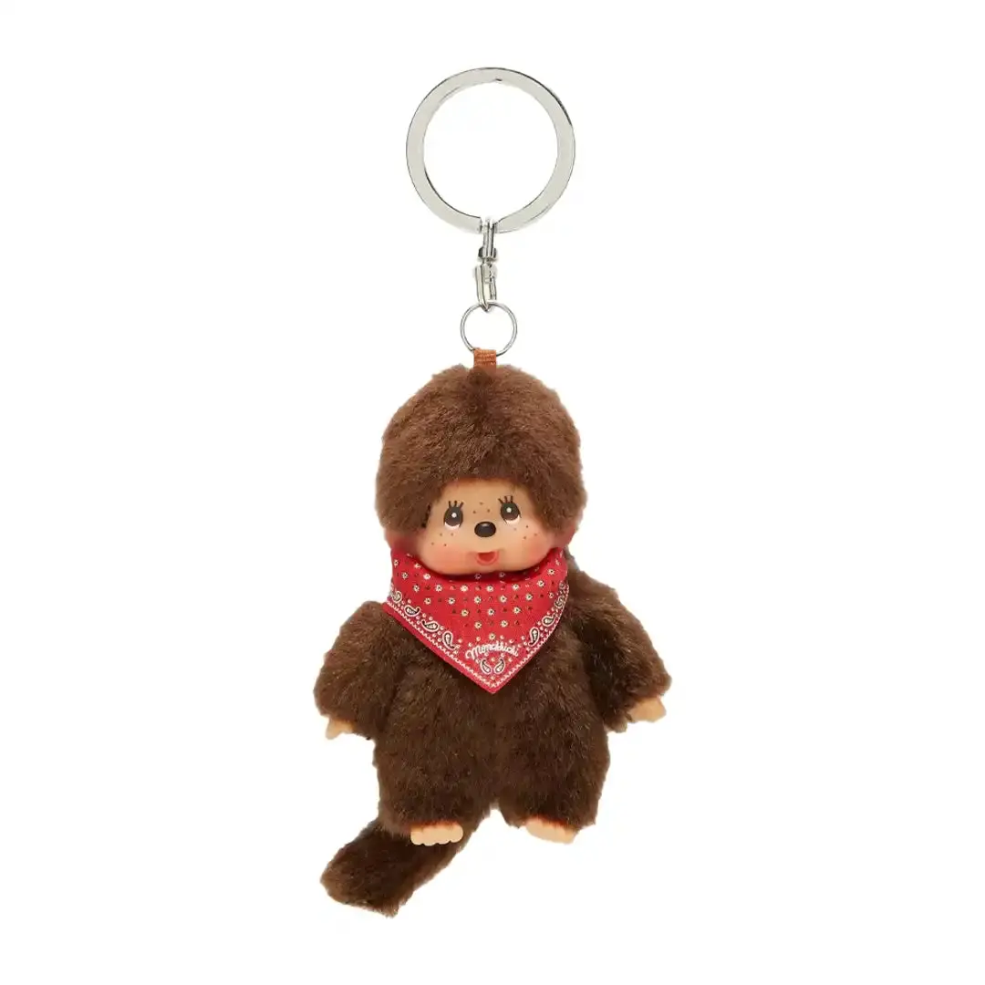Monchhichi Bandana Boy 3.5" Plush Keychain