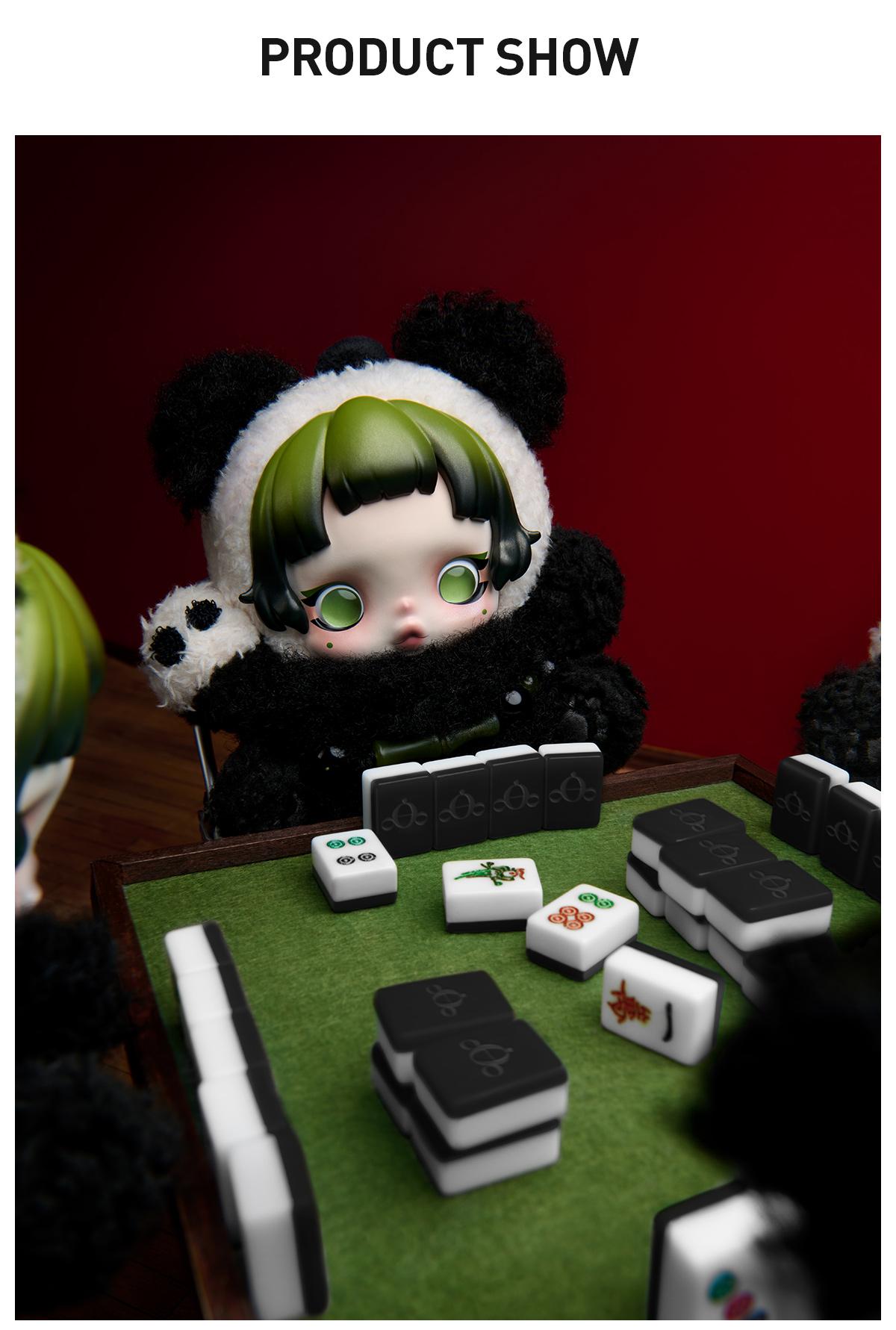 POP MART SKULLPANDA Lazy Panda Plush Doll Pendant