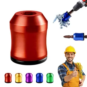 1/4 Inch (6.35mm) Universal Strong Magnetic Screw Ring – Removable Magnetic Screwdriver Drill Bit Holder for Hex Shank Screwdrivers & Power Drill Bits