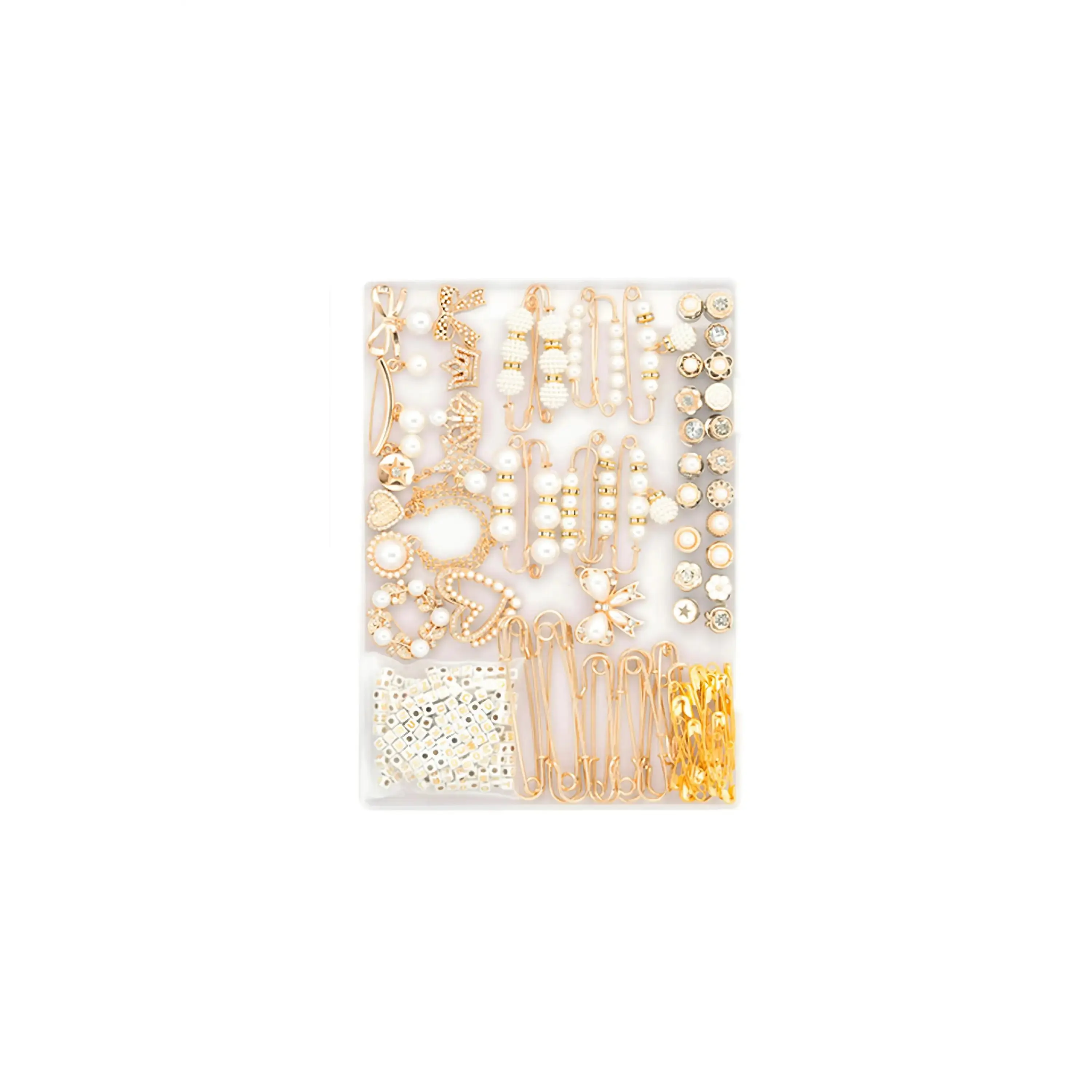 Vexa Gold Beads Shoe Charms