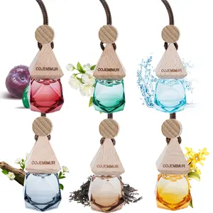3PCS Car Air Fresheners Hanging Scent Oil Diffuser,10ML Nature Fragrance Friut JuciyPerfume Last Long Time With Three ScentsFor Car & Live Gifts Springtok Cute Essential Oil Car Freshener aroma