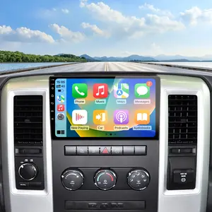 Android 13 Car Stereo Compatible with Dodge RAM 1500 2500 3500 (2009-2012) with 10" Touchscreen, 2GB+64GB, Wireless/Wired CarPlay & Android Auto, Bluetooth, GPS, FM RDS, 1080P Backup Camera, SWC