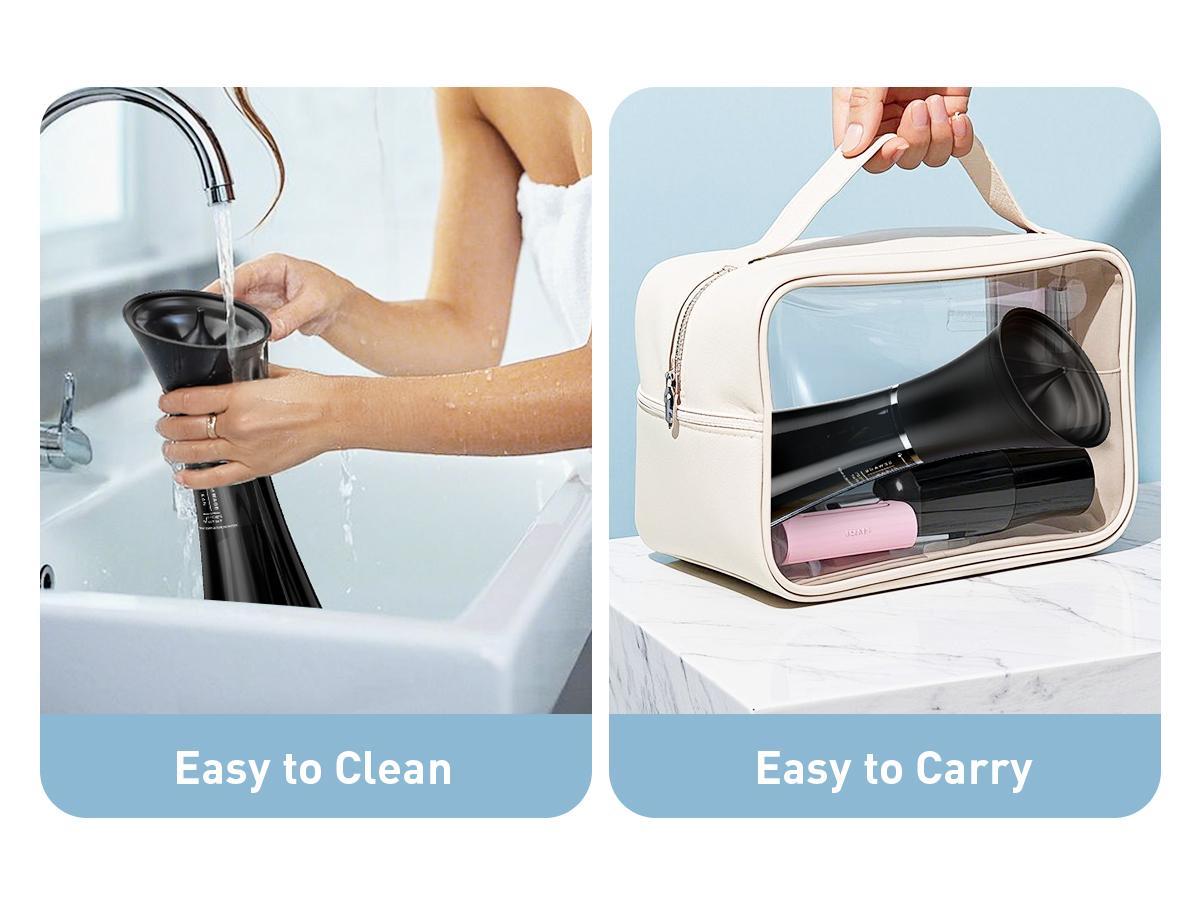 HeaDot Electric Ear Wax Removal - Water Spray,Rechargeable,Temp Detection,IPX7 Waterproof,Effective Ear Flushing System - Viral Ear Cleaner