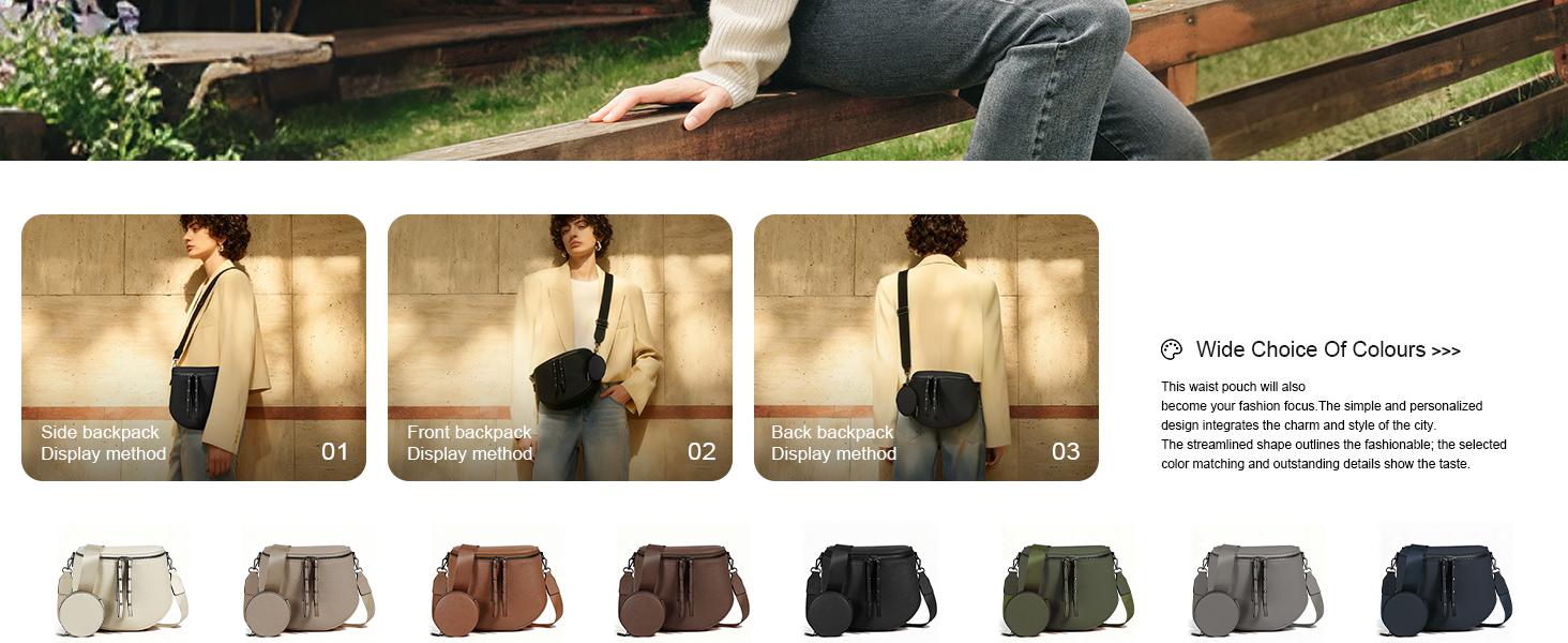CHERUBEL crossbody bag details