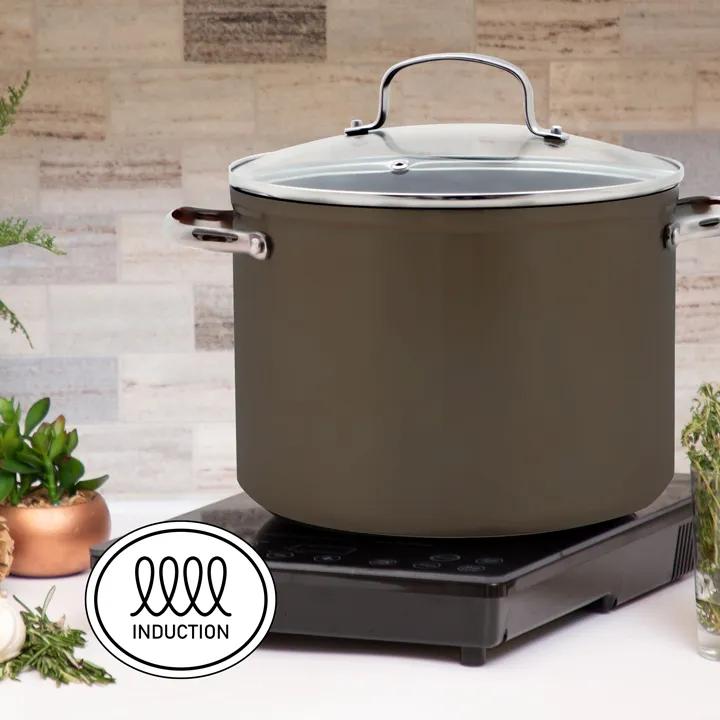 PFAS-Free Ceramic Non-Stick Cookware That Cooks Evenly and Cleans Easily (12-Piece Set)