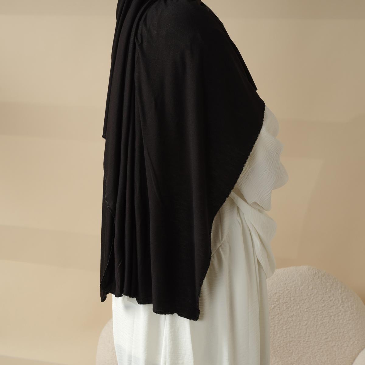 Jersey Solid Color Hijab With Tube Cap - (MH038) head scarf cover yns casual trendy long scarf wrap scarve scarves Modestyscarf Beige Formal Modern