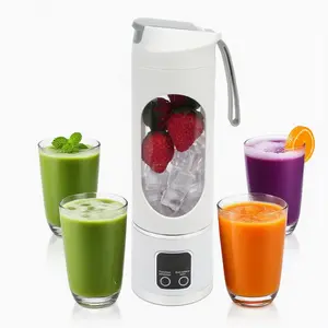 Portable Personal Electric Blender - with Smart LED Display, multimode juicer machine ,45OML Portable Shakes and Smoothies Blender,Diet-Friendly and Leak-Proof Design,12 Blades USB RechargeableSmall Blenders、 Mixing、 Compact、 Convenient andVersatile