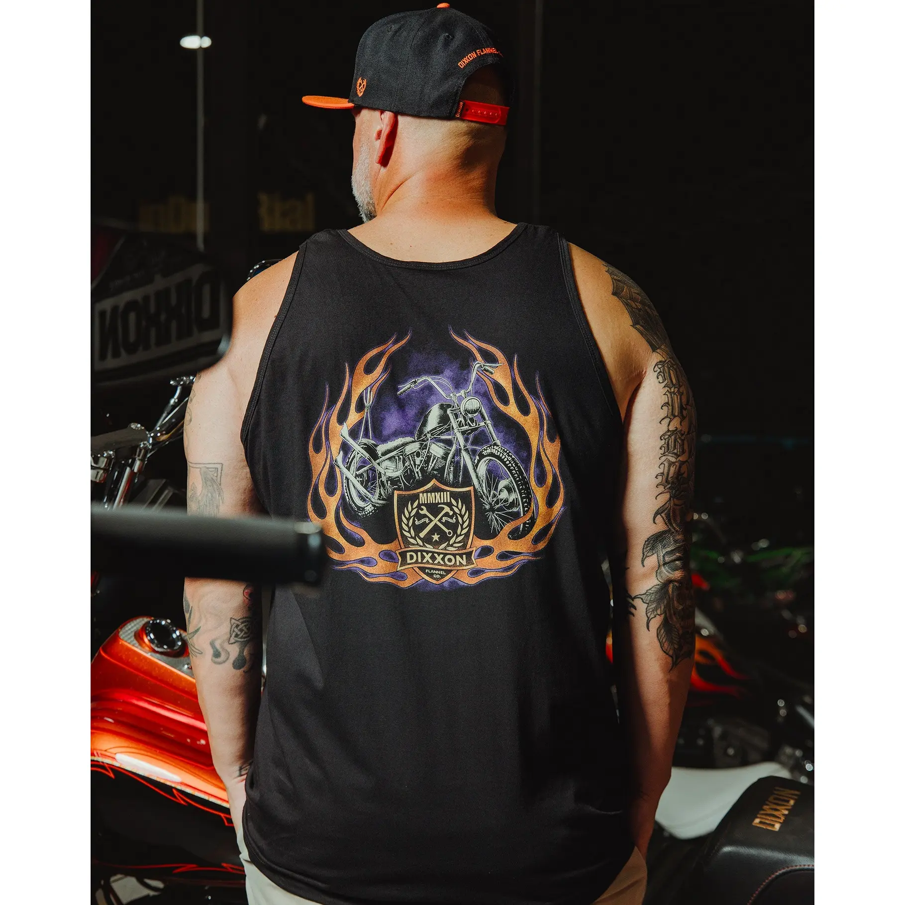 Fire Crest Tank - Black