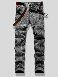 2026 new trend slim jeans, elastic casual small feet nostalgic and versatile