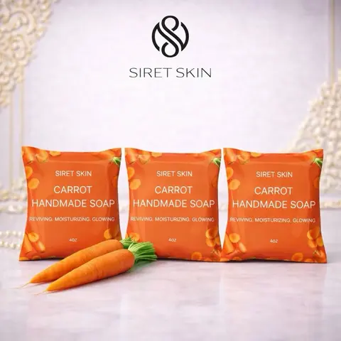 Carrot Pure Soap (3pieces)