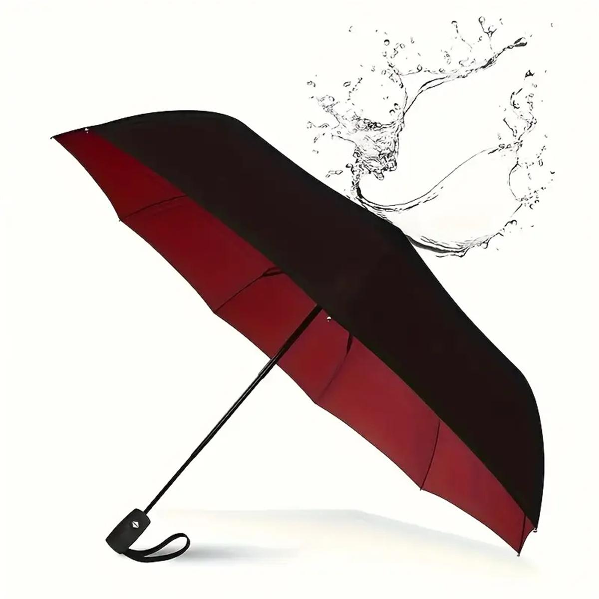 Double Layer Umbrella Fully Automatic Rain Windproof Automatic Folding Umbrellas Men Women Sun Protection And UV Umbrella