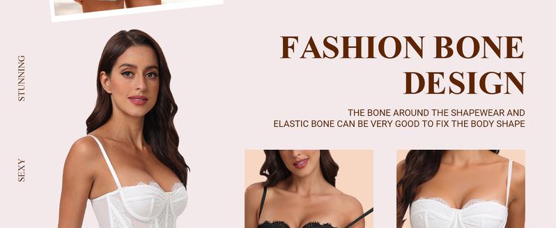 CZXMY Women's Lace Mesh Bustier Corset Shaper - Adjustable Spaghetti Strap Buckle Design, Shapewear Camisole for Daily Wear Party Club Date Night faja