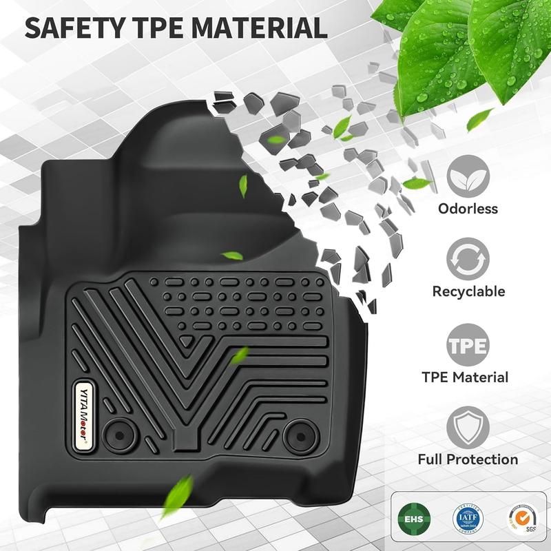 YITAMOTOR Floor Mats & Cargo Liner Fit for Honda CR-V 2025 2024 2023, All Weather TPE Custom Fit CRV (Include Hybrid Models) Floor Liners with Cargo Mat (Upper Position) Full Set, Black Protector YITAMOTOR Floor Mats & Cargo Liner Fit for Honda CR-V 2025 2024 2023, All Weather TPE Custom Fit CRV (Include Hybrid Models) Floor Liners with Cargo Mat (Upper Position) Full Set, Black Protector