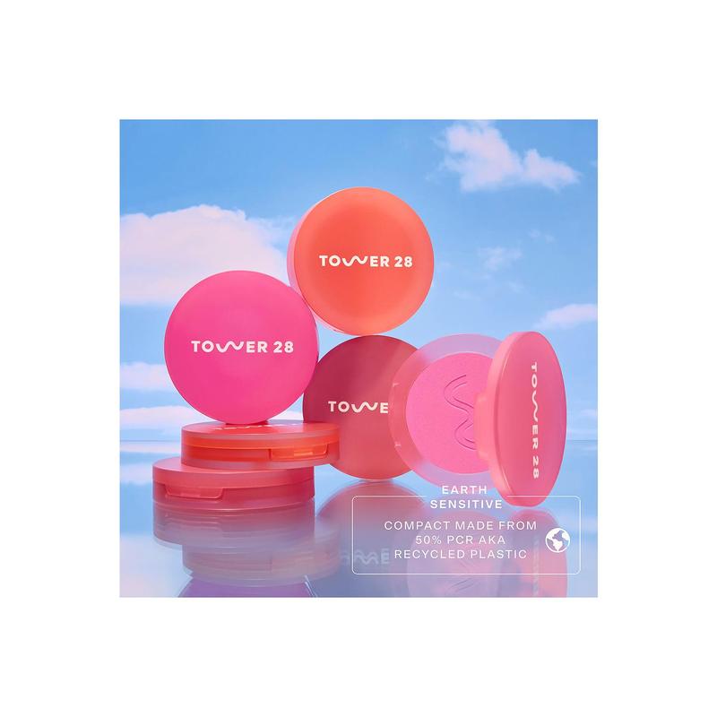 Tower 28 Getset Blur + Set Matte Powder Blush in Long Beach Iced Tea