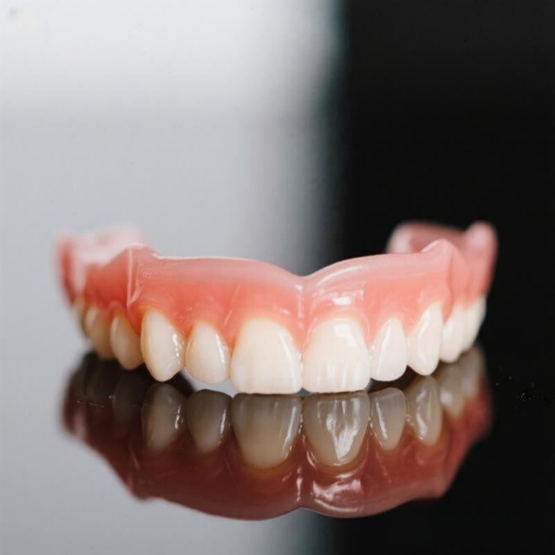 Realistic Upper & Lower Dentures - Natural-Looking Teeth Replacement with Pink gums, Comfortable Denture for chewing, Easy-to-Clean Dental Prosthesis for Toothless Adults - Ideal Birthday or Independence Day Gift, Flexible Material........101