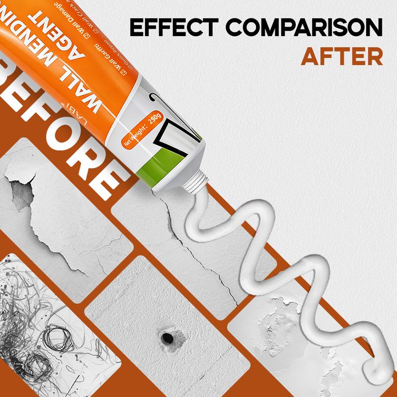 Drywall Patch Repair Kit 250g Wall Mending Agent Multi-functional Quick-drying Paste Adhesive Heavy Duty Concrete Sealant Waterproof Self-adhesive Drywall Patch Repair Kit 250g Wall Mending Agent Multi-functional Quick-drying Paste Adhesive Heavy Duty Concrete Sealant Waterproof Self-adhesive