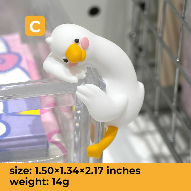 Valentine’s Day Gifts – MUNBYN So Tired Lazy Duck Mini Desk Accessories 2026 New Desk Ornaments Work Partner 3pcs/set Perfect Desktop Decorations for Computer Screens, Office, and Home Decor Black Friday Christmas Gifts