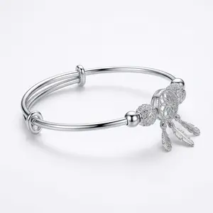 Dream Bracelet Bangle For Her in Silver 925
