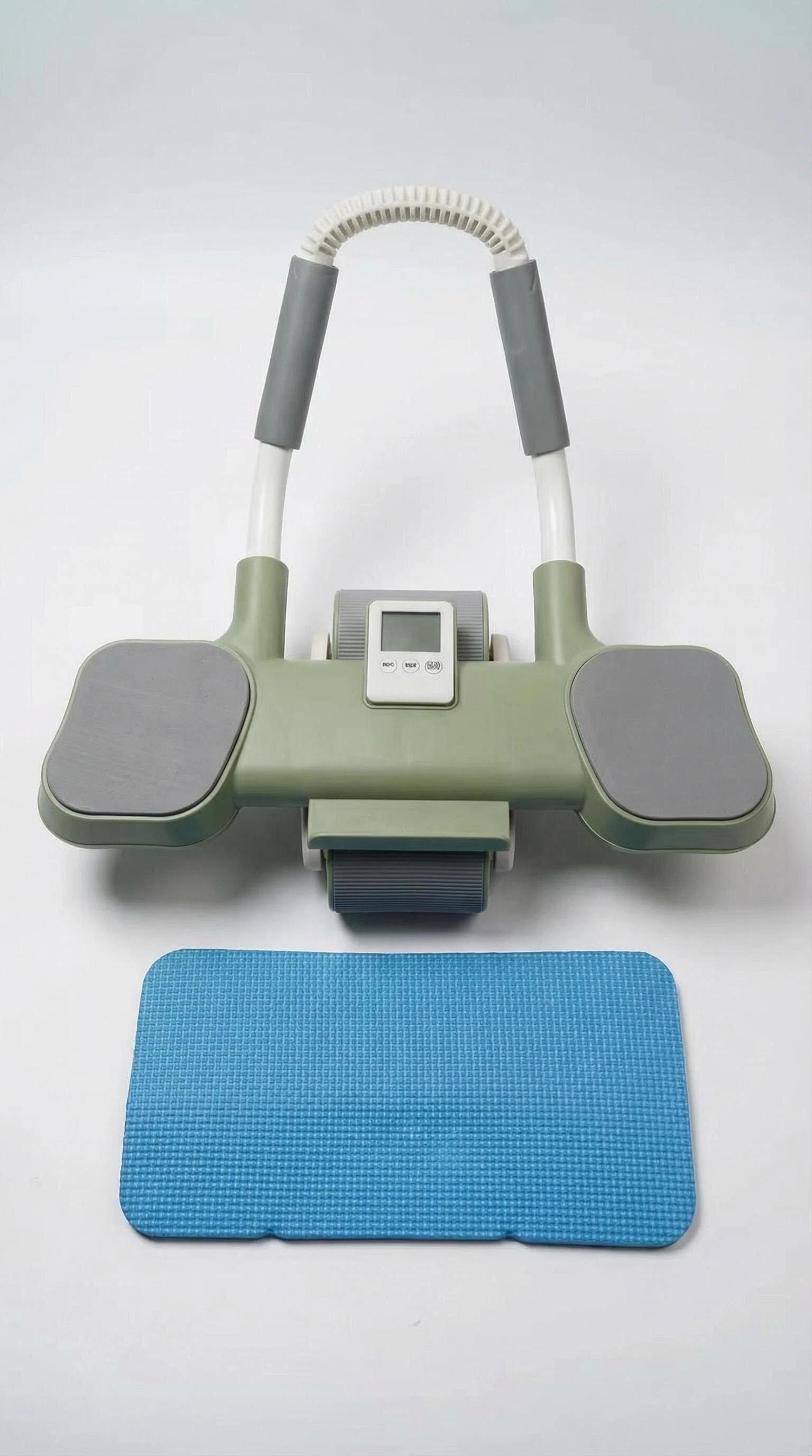 ab roller wheel   workout Abdominal Fitness Wheel for Core Muscles Training Automatic Rebound Ab Roller with Timer