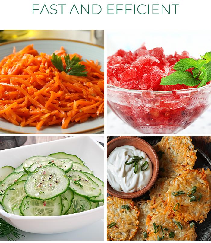 SUSTEAS Rotary Cheese Grater with 6 Replaceable Blades, 18/10 Stainless Steel, BPA Free, Food-Grade Materials Vegetable Cutting Slicer Kitchen Shredder Kitchen Gadgets Utensils