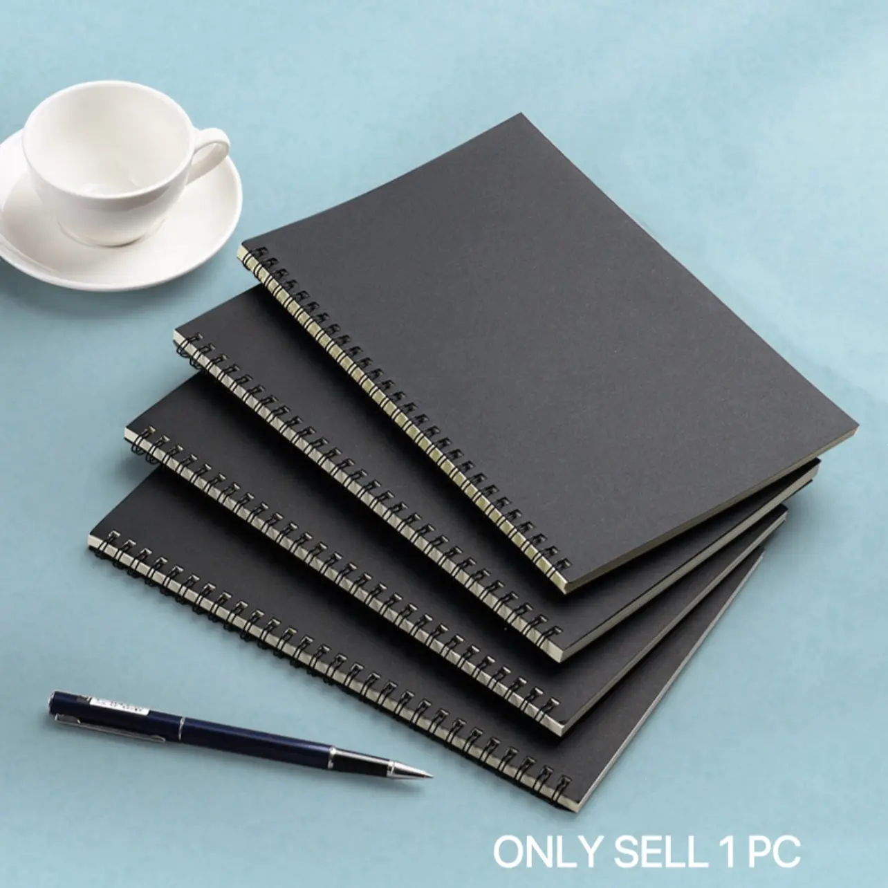 A5 Spiral Notebook Journal, 1 Count Simple Multi-purpose Lines Notebook, Writing Notebook for Office, Business, School Supplies and Gifts, Office Stationery, Office Supplies, Office Essentials