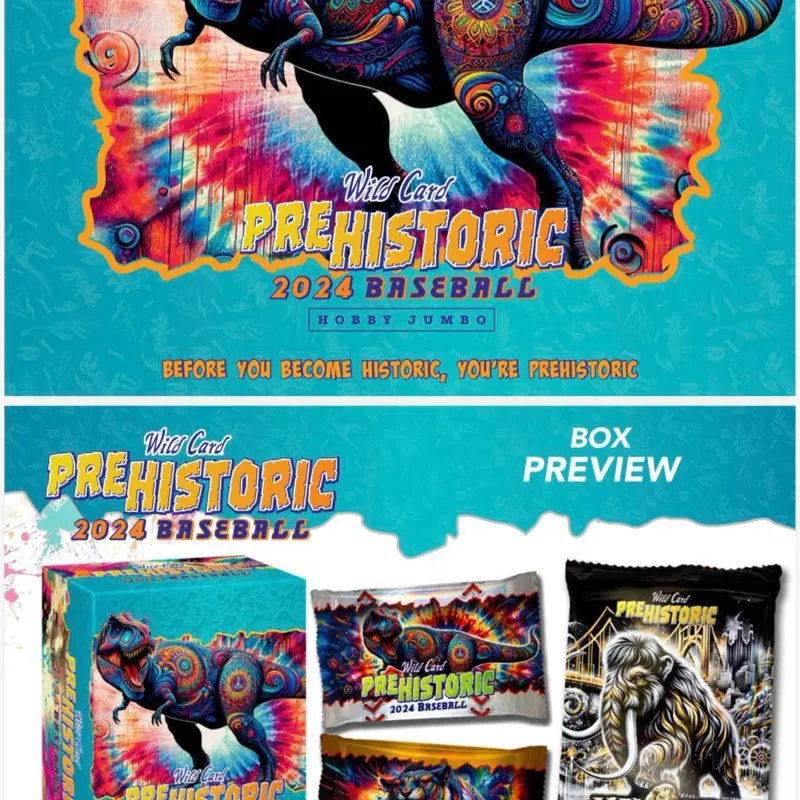 Wild Card Prehistoric Baseball 2024 - TikTok Shop