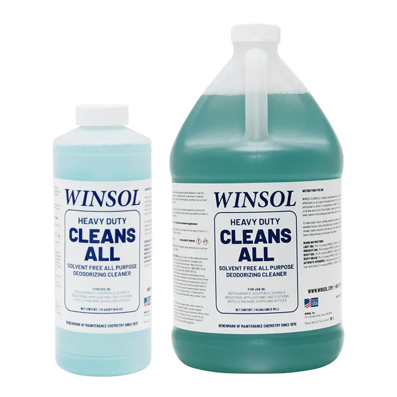 Winsol Cleans All Solvent-Free Industrial Strength Cleaner for Deep Cleaning Floors Walls Woodwork Appliances & Disaster Clean-Up