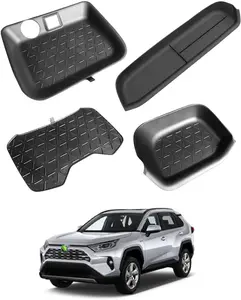 Canvcle Center Console Organizer for 2019-2022 2023 2024 2025 Toyota RAV4 Accessories Secondary Glove Box Insert Tray Non-Slip Set of 4