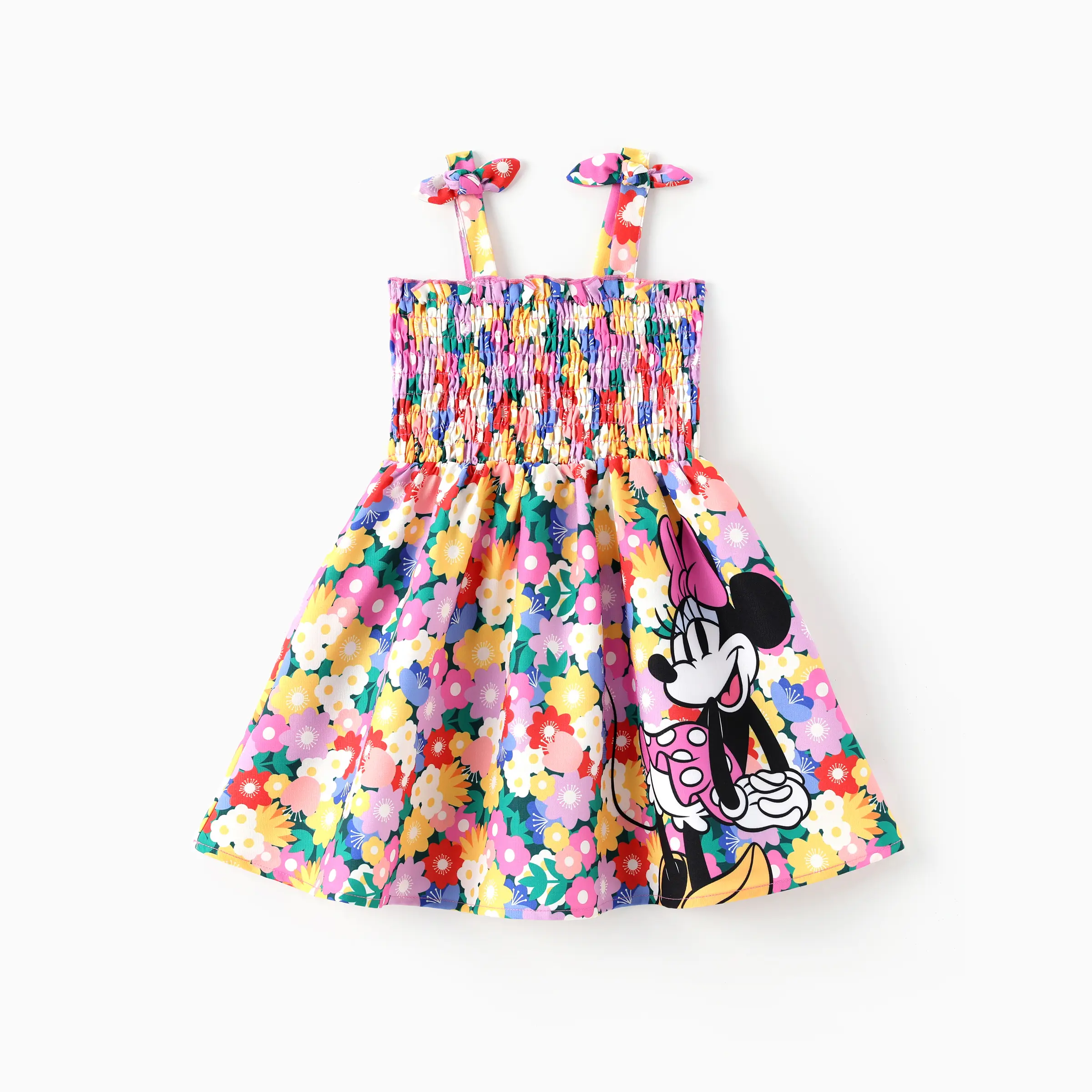 PatPat Disney Girls Dress, Princess Character Print Tutu Sundress, Soft Stretchy Fabric Casual Party Outfit for Toddler Little Girls