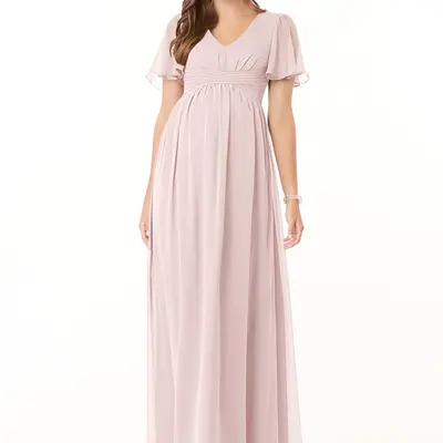 maternity bridesmaid dresses amazon lgzymf Bridesmaid Dresses Long Evening Formal Gown Sexy Maternity Dresses Dusty Blue 28 at Amazon Women's Clothing store
