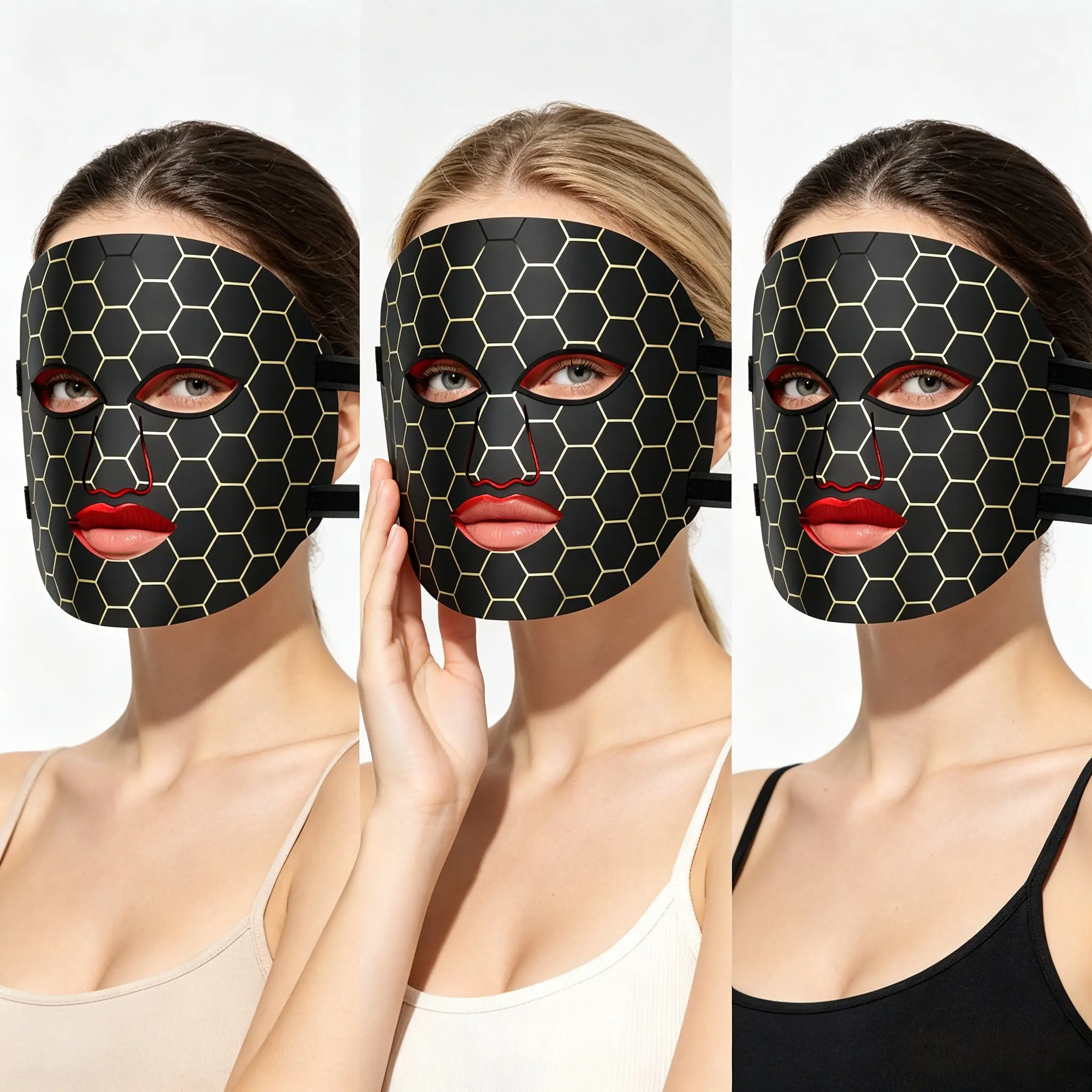 Colorful Infrared LED Face Mask