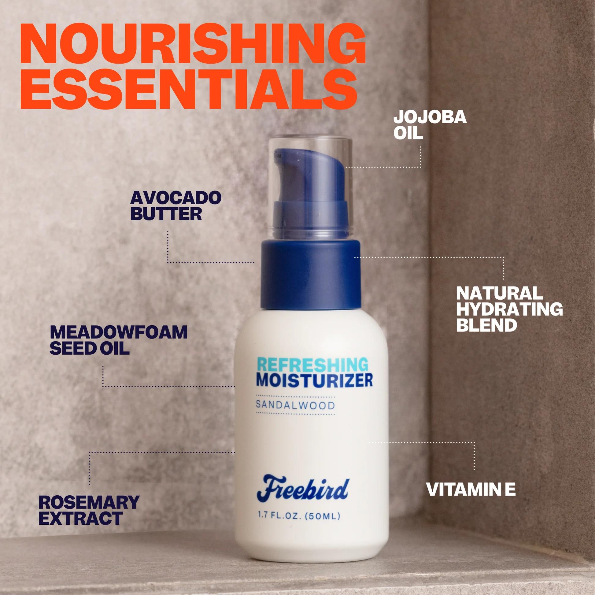 Freebird Refreshing Scalp Moisturizer - 50ml Hydrating Matte Finish Soothing Head Lotion with Hydrolyzed Collagen Jojoba Oil Avocado Butter & Vitamin E - Haircare