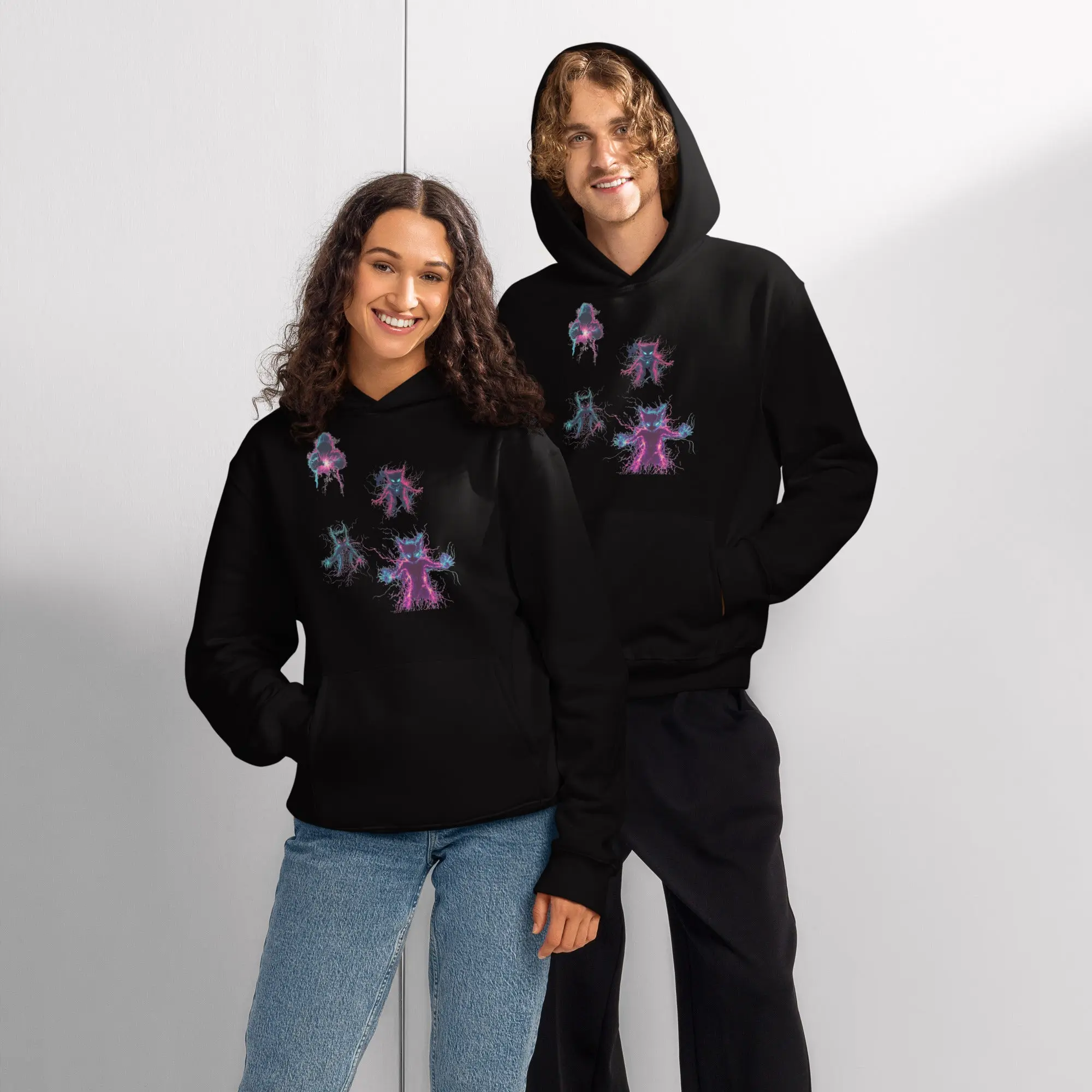 Purple Monster Anxiety Hoodie