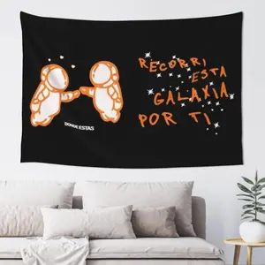 Ivan Cornejo Mirada Tapestry Wall Hanging Home Decoration Wall Blanket Dormitory Living Room Bedroom Backdrop Poster Cotton Decorative Linen Light Starry Sky Pattern