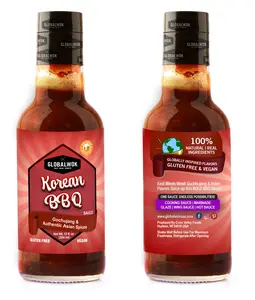 Global Wok Korean BBQ Sauce - Gluten Free & Vegan, East Meets West Gochujang & Authentic Asian Spice up this BOLD BBQ Sauce