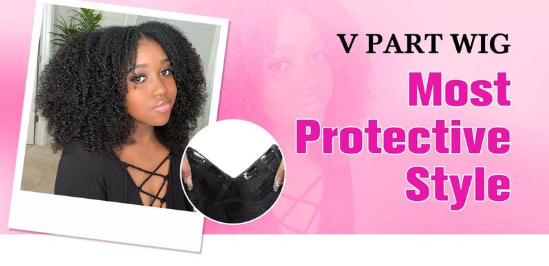 Vshow Body Wave V Part Wigs For Beginner 100% Human Hair Wigs No Leave Out Install Ajustable Band 180% Density Full & Bouncy