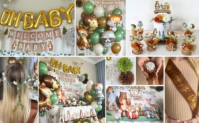 Woodland Baby Shower Party Decor – All-in-One Kit