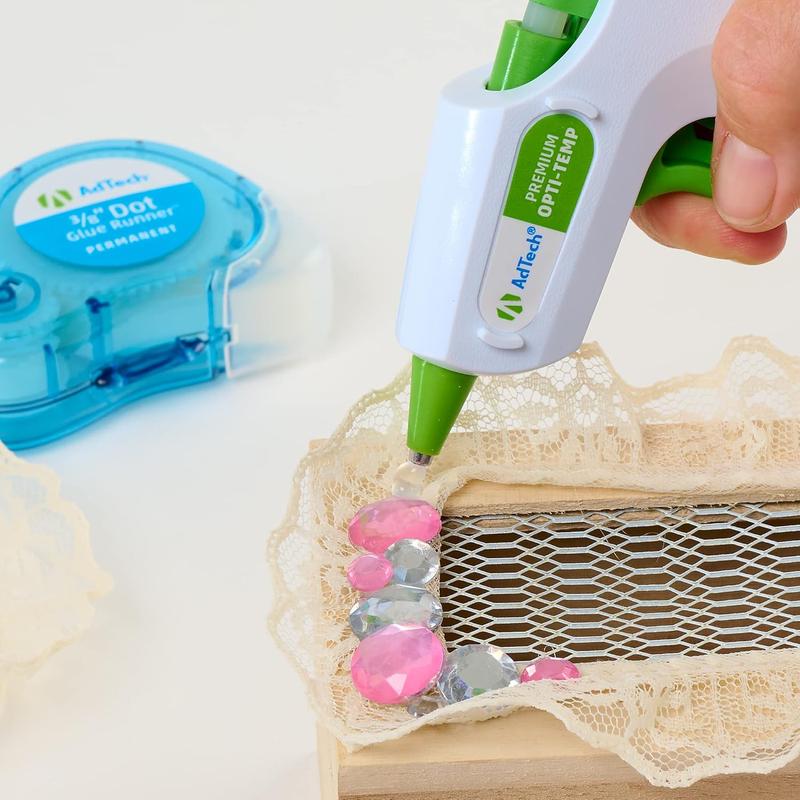 Adtech High Temp Mini Hot Glue Sticks, 4-Inch, 200-Count (2-Pack) | Strong Bond for Crafting, DIY & Repairs | Works with Hi-Temp Mini Glue Guns | Made in the USA AdTech