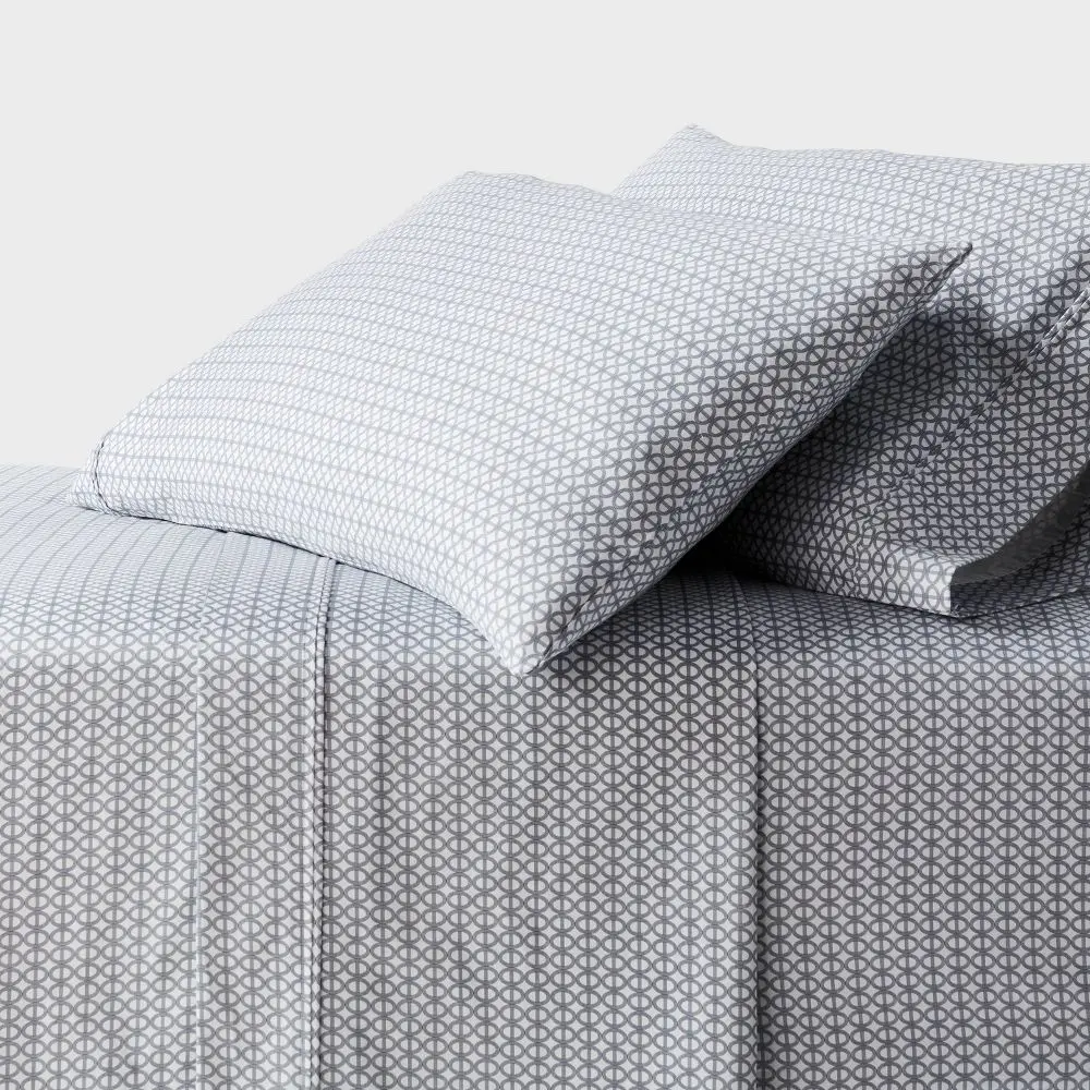 Threshold 400TC Luxury Cotton Bedding Sheet Set - Comfy Bed Sets, Hotel Style Performance Bedding