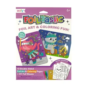 Foil-tastic Foil Art & Coloring Set - Meow Moments