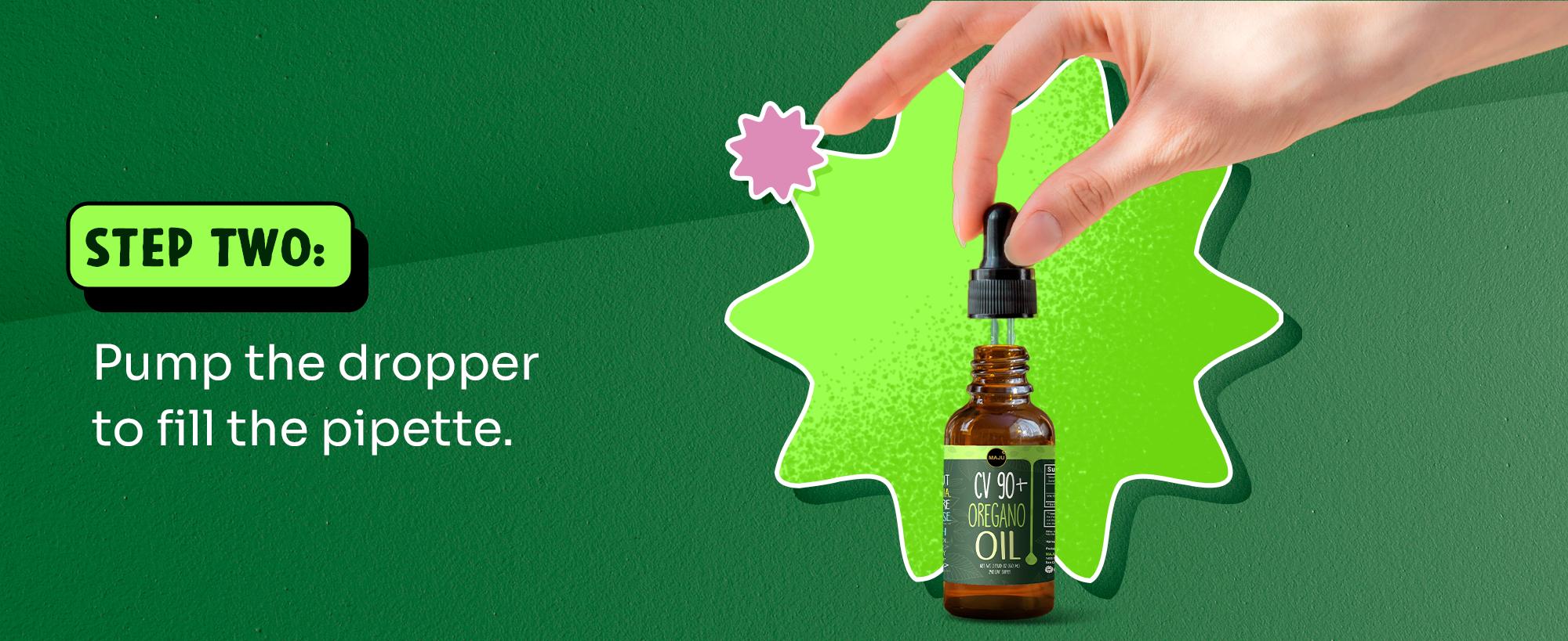 MAJU CV90 Oil of Oregano (2oz) - Edible Wellness Supplement, High Carvacrol, Blended with Olive Oil, Vitamins and Minerals for Digestion, Immune and Seasonal Suppport Dietary